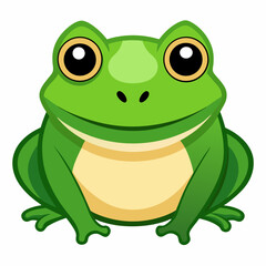 green frog cartoon