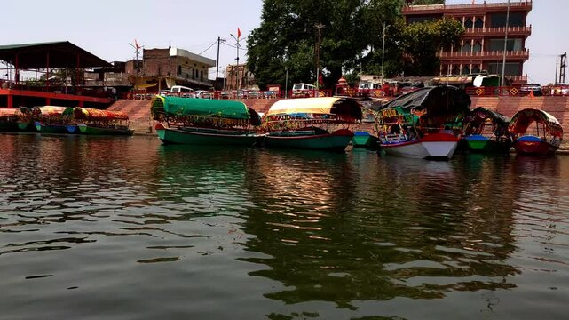 Ram ghat chitrakoot | mandakini river ram ghat | chitrakoot dham | ram ghat is the place where lord rama,goddess sita and lakshmana interacted wit saint goswami tulsidas