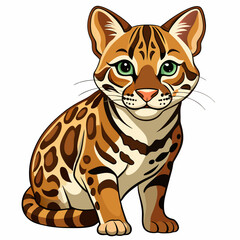 vector illustration of a tiger