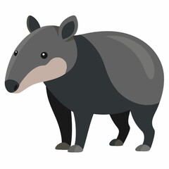 vector illustration of a rhinoceros