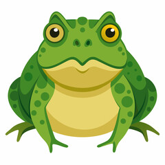 green frog cartoon