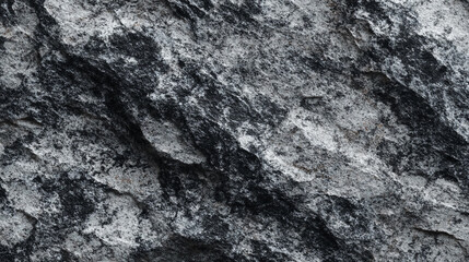 Naklejka premium Black-White-Gray Rock Texture Surface Abstract Illustration
