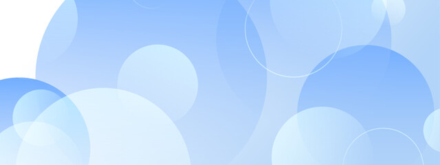 Overlapping translucent blue circles create abstract background. Suitable for web design, presentations, digital art, and technology concepts.