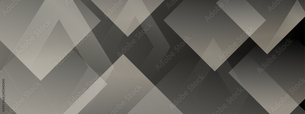 Poster overlapping gray and black squares abstract design suitable for backgrounds, graphic design projects