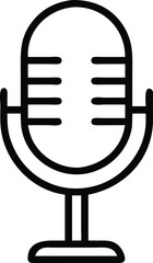 Microphone Icon for Audio and Speech
