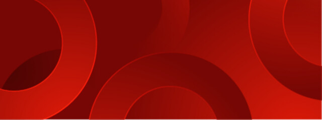 Obraz premium Abstract red concentric circles design ideal for backgrounds, digital art, patterns, flyers, presentations, posters, web graphics, and marketing materials.