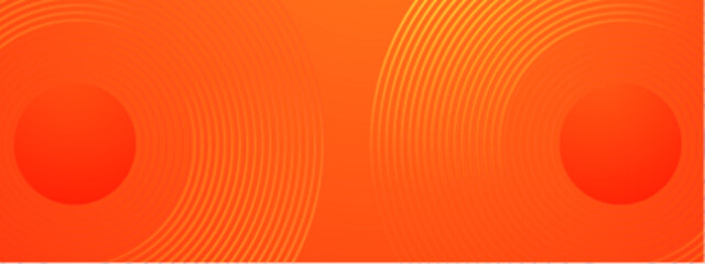 Naklejka na ściany i meble Abstract orange background with concentric circles, perfect for graphic design, web design, backgrounds, presentations, and digital art projects.