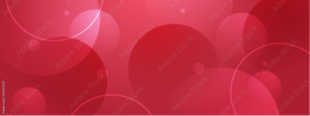 Poster overlapping red circles create an abstract background suitable for graphic design projects, marketin