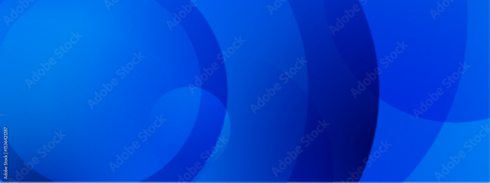 Aufkleber abstract blue overlapping circles background suitable for design projects, presentations, websites, 