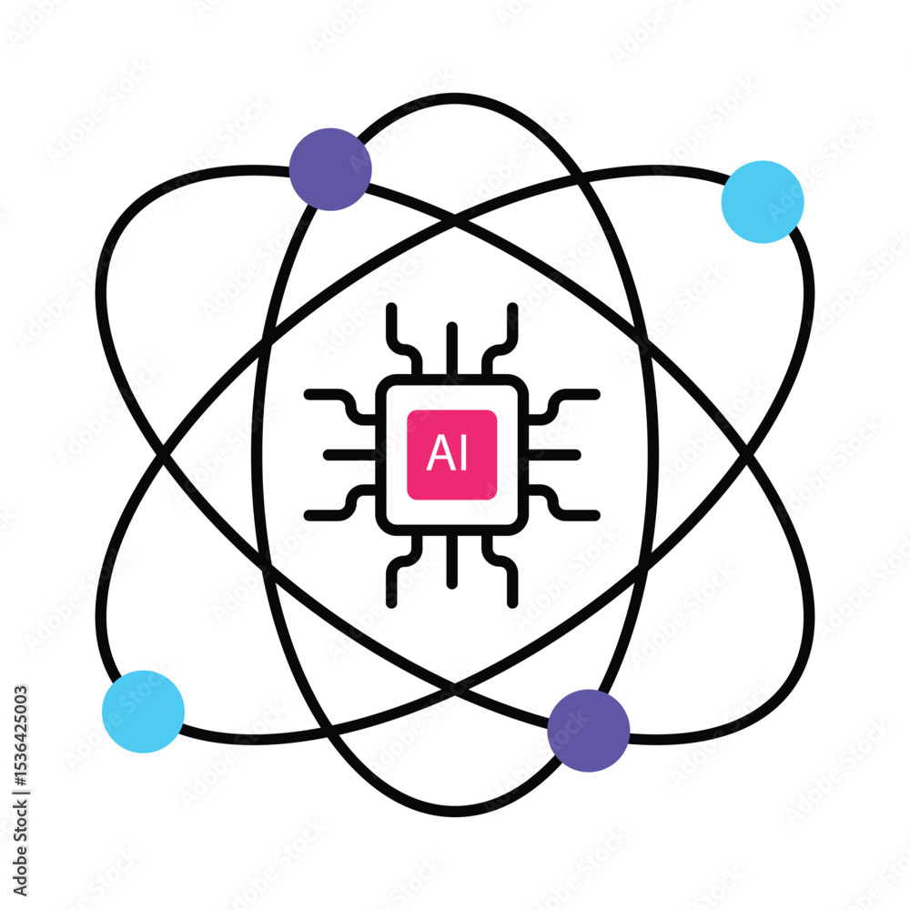 Poster binary data extraction vector filled outline illustration style icon. eps 10 file