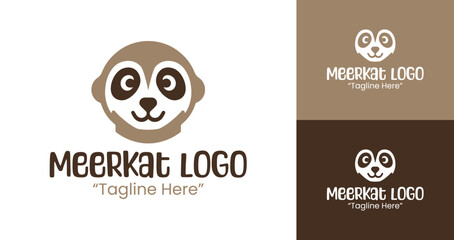 Stylish Meerkat Logo Design for Businesses and Startups
