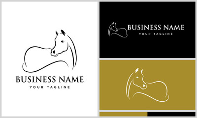 Horse Logo Design Variations. (75)
