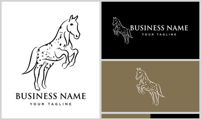 Horse Logo Design Variations. (79)