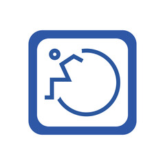 handicap symbol icon vector