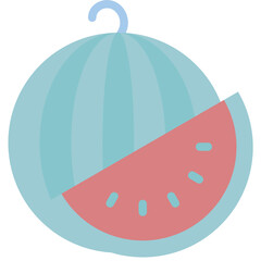 summer icon watermelon

