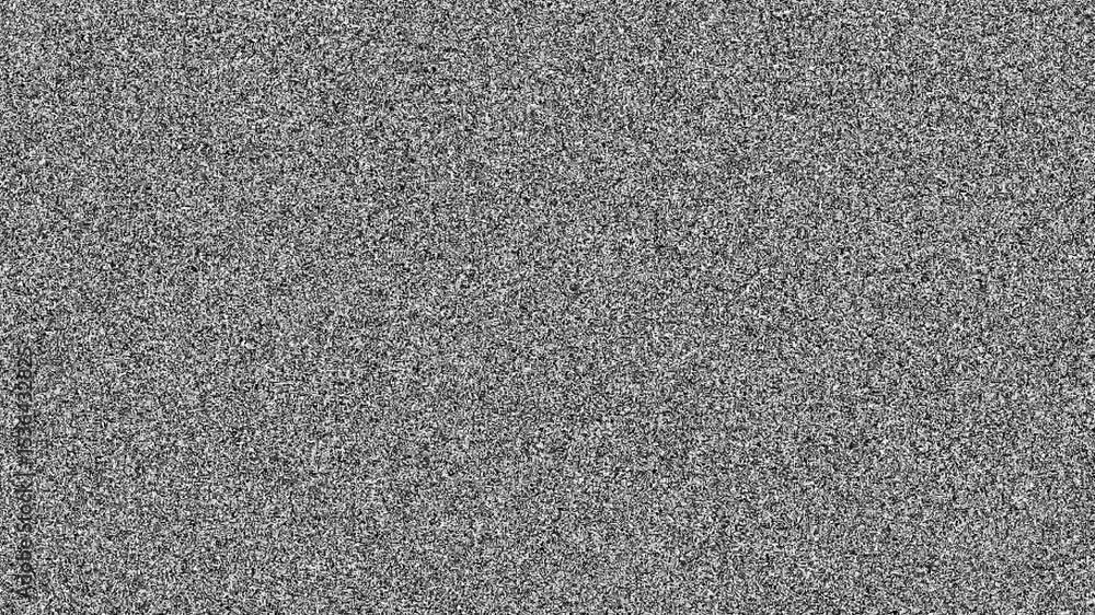 Poster Black and white textured asphalt road surface background. Abstract black and white fractal noise texture loop background design for add