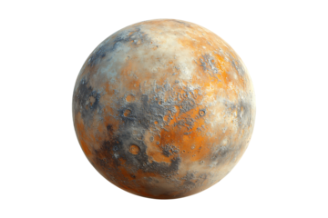 Mercury Planet isolated on transparent background