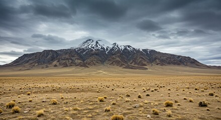 a mountain covered in snow