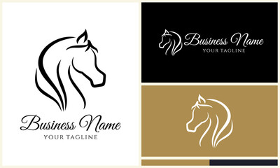 Obraz premium Horse Logo Design Variations. (123)