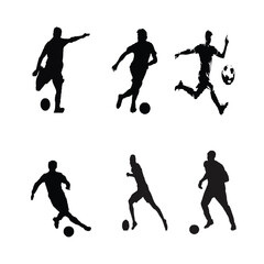 playing football vector 2