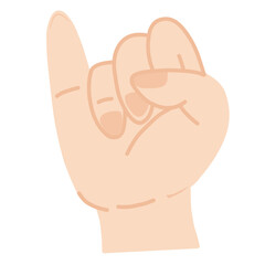 Image of a hand with the little finger raised