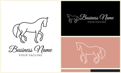 Horse Logo Design Variations. (130)