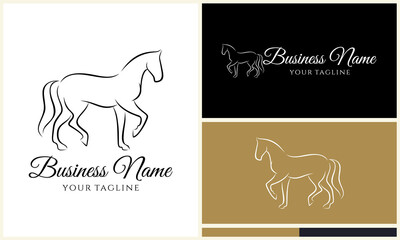 Obraz premium Horse Logo Design Variations. (131)