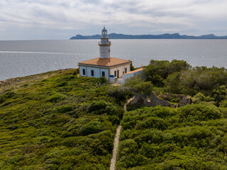 Faro de Alcanada de la Isla de Mallorca, Baleares