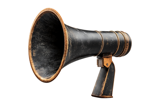 Megaphone isolated on transparent background