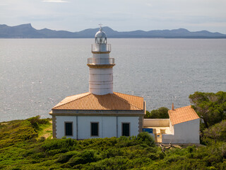 Faro de Alcanada de la Isla de Mallorca, Baleares
