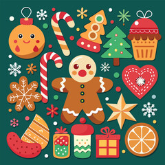 Abstract Vector Design with Basic Shapes and Colors for Creative Projects