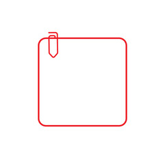 blank notebook isolated on white	