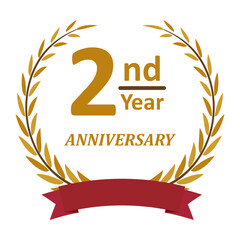 2nd Year Anniversary Celebration Emblem