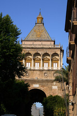 Porta Nuova at Cassaro Quarter, Palermo, Sicily, Italy