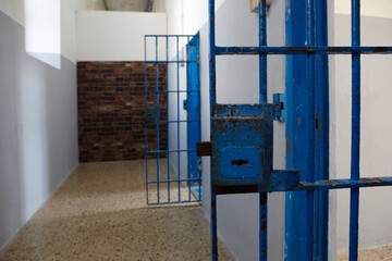 The prison at the island of Asinara in Sardinia, Italy