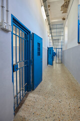 The prison at the island of Asinara in Sardinia, Italy