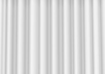 ドレープが美しい、白いカーテンのイラスト(背景・壁紙の素材)