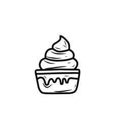 hand drawn ice cream