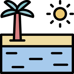 summer icon Beach
