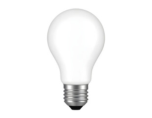 light bulb isolated on transparent background Generative Ai.
