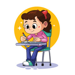 Students Study for Exams