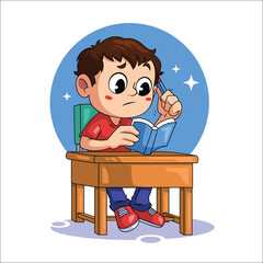 Students Study for Exams