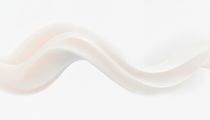 Minimalist Digital Artwork Featuring An Abstract Wave Shape