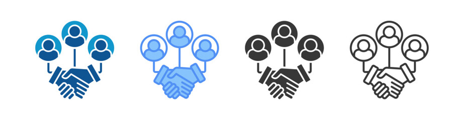 Crm Icon Set Multiple Style Collection