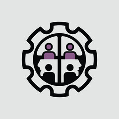 Teamwork and Collaboration A Cogwheel of People