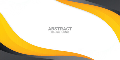 Free vector abstract yellow and black shape background