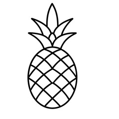 Obraz premium Peaneple Outline Icon