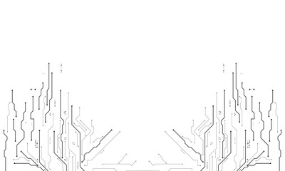 vector futuristic circuit board , Electronic motherboard , Communication and engineering concept , Hi-tech digital technology concept	