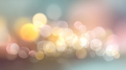 Soft blurred background with bokeh lights and gentle gradients, creating a dreamy atmosphere perfect for overlaying text and poster elements, neutral color scheme