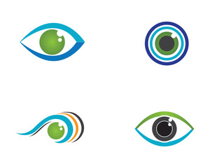 Eye Care vector logo design